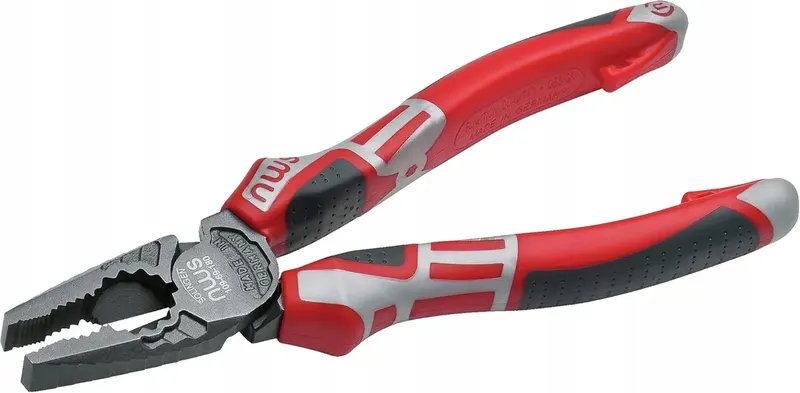 KOMBISKLEPKA UNIWERSALNA 180MM CZERWONA ERGONOMICZNA COMPOSITE