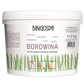Sól borowinowa do kąpieli i okładów 12,5 kg BINGOSPA
