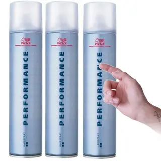 WELLA PERFORMANCE LAKIER DO WŁOSÓW BARDZO MOCNY STRONG UTRWALAJĄCY 3X500ML