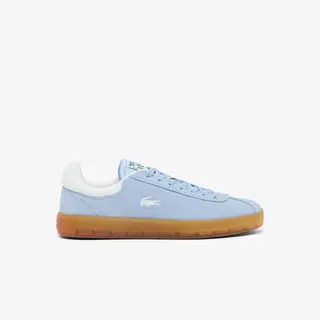 Lacoste Damskie Zamszowe Sneakersy Baseshot Niebieski