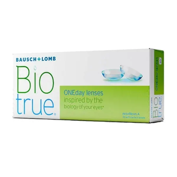 Soczewki jednodniowe Biotrue ONEday 30 sztuk Bausch + Lomb Moc: -3,25