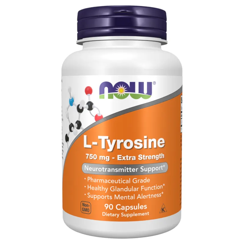 Aminokwasy NOW L-Tyrozyna 750mg 90kaps