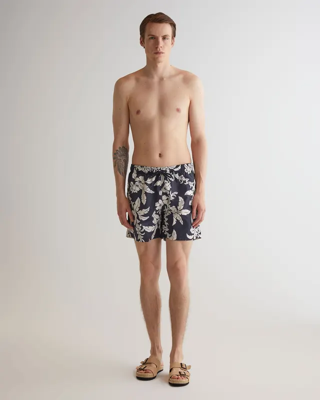 Gant Szorty Kąpielowe Męskie Regular Fit Granatowe