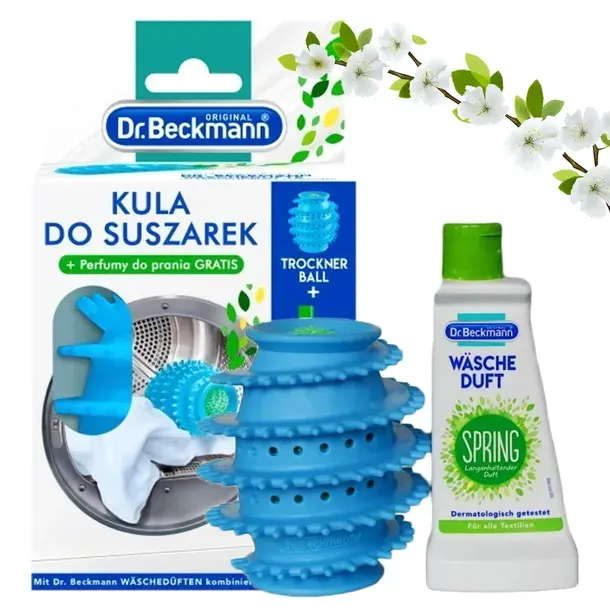 DR BECKMANN KULA DO SUSZARKI SUSZAREK DO PRANIA + PERFUMY NIEMIECKA JAKOŚĆ