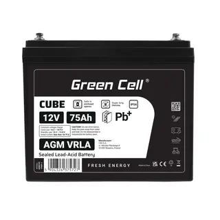 Green Cell Akumulator AGM VRLA 12V 75Ah IP54