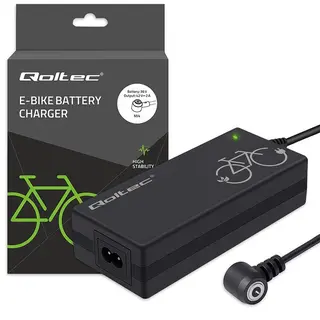 Qoltec Ładowarka do roweru elektrycznego 36V | 42V | 2A | Mi4 Magnetic TIP +kabel zasilający