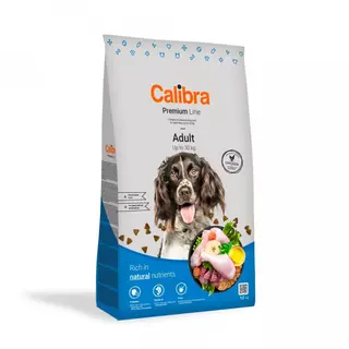 CALIBRA Premium Line Adult Kurczak - sucha karma dla psa - 12 kg