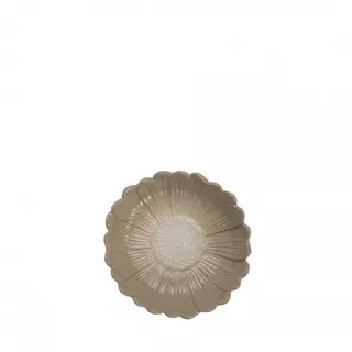 Talerz głęboki, dolomit, śred. 20x 5 cm, beżowy