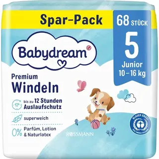 Pieluszki Babydream Premium rozmiar 5 68 szt.