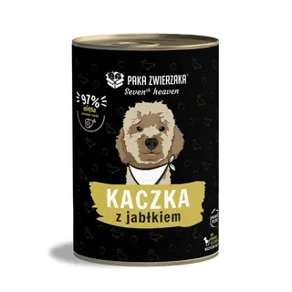 PAKA ZWIERZAKA Seventh Heaven Kaczka z jabłkiem - mokra karma dla psa - 400g