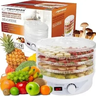 SUSZARKA DO GRZYBÓW OWOCÓW WARZYW ZIÓŁ SPOŻYWCZA 250W 4 sita do suszenia
