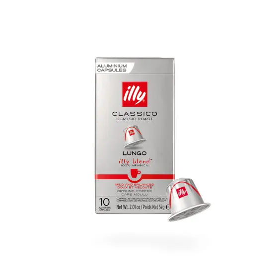 Kawa w kapsułkach Illy Lungo Classico do ekspresów Nespresso®, 10 szt.