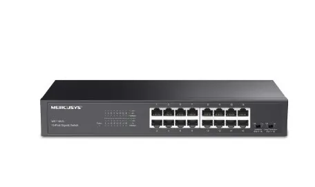 TP-LINK Przełącznik Mercusys 16-Port Gigabit Desktop/Rackmount Switch PORT: 16× Gigabit RJ45 Ports MS116GS