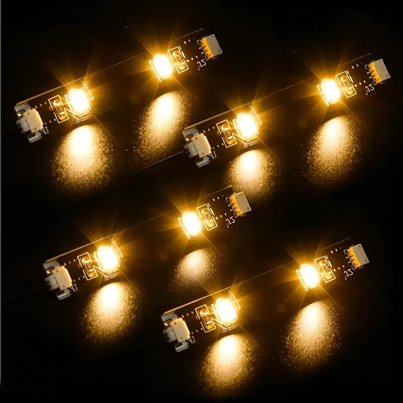 TASMA LED DO DOMKOW DLA LALEK MINI PASKI Z KLEJEM CIEPLA BIEL