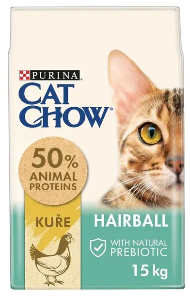 Purina Cat Chow Hairball Chicken Kurczak 15kg