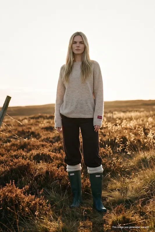 Sweter z wełną Open Sky
