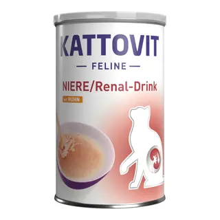 Kattovit Drink Renal napój wspomagający pracę nerek - Kurczak, 24 x 135 ml