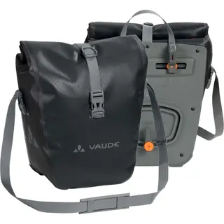 Vaude Aqua Front, wodoodporna torba rowerowa, czarna
