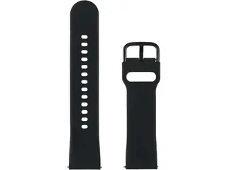 Pasek do zegarka GARETT uniwersalny silikonowy 22 mm Czarny