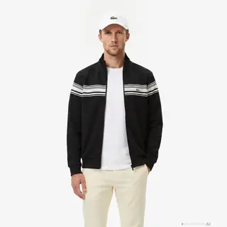 Lacoste Męska Bluza O Regularnym Kroju Czarny