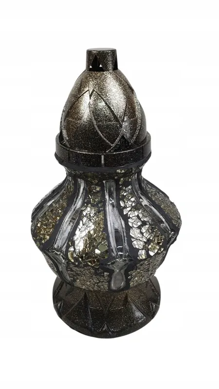 Znicz Lampion Witraż Karafa BLACK