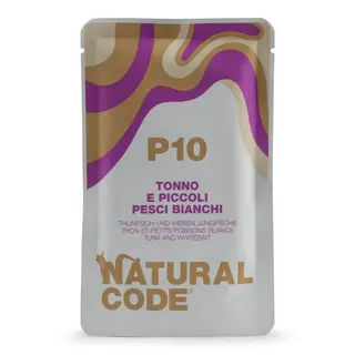 Natural Code Soft Jelly Pouch, 6 x 70 g - Tuńczyk i białoryb