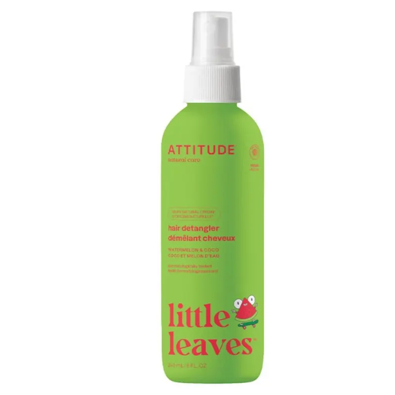 Attitude LITTLE LEAVES, Spray do rozczesywania włosów o zapachu arbuza i kokosa, 240 ml