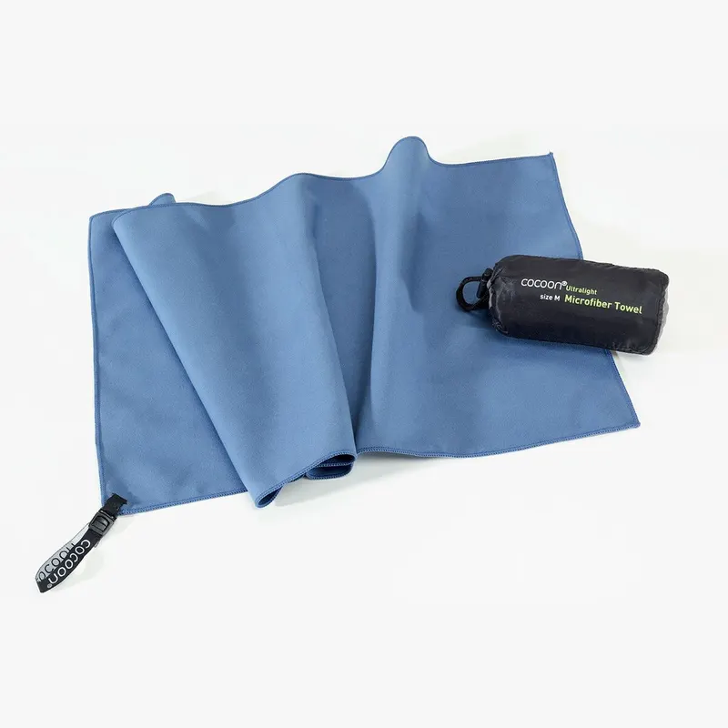 Cocoon Towel Ultralight, ręcznik z mikrofibry, fjordowy niebieski