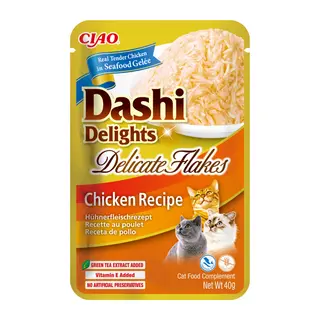 INABA CAT Dashi Delights Delicate Flakes Chicken - przysmak dla kota - 40g