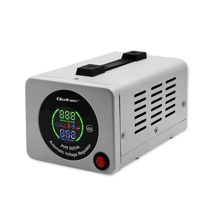 Qoltec Automatyczny stabilizator napięcia AVR 500VA