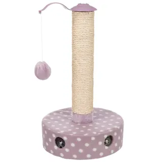 Trixie Junior słupek do drapania Fleece - Biało-liliowy
