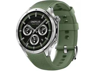 Smartwatch ONEPLUS Watch 3 NFC GPS Emerald Titanium Srebrny