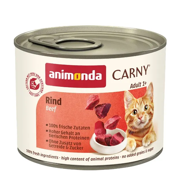 ANIMONDA Carny Adult Wołowina Mono - mokra karma dla kota - 200g