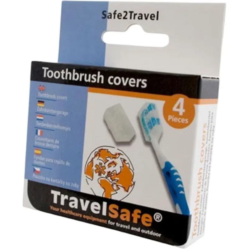 TravelSafe Osłonka na szczoteczkę do zębów, 4 szt.