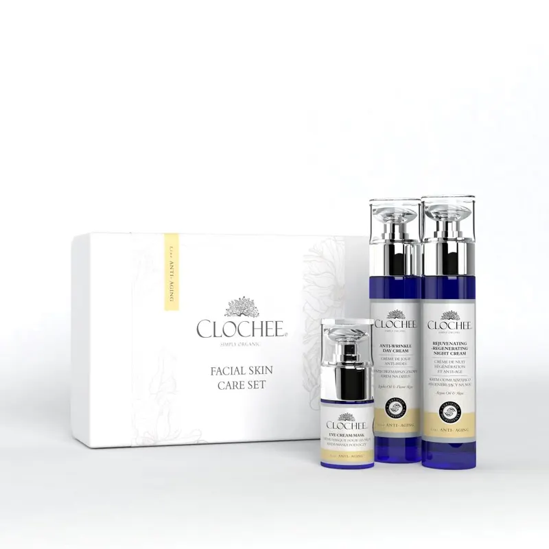 Clochee Anti-Aging Zestaw Kosmetyków do Pielęgnacji Twarzy