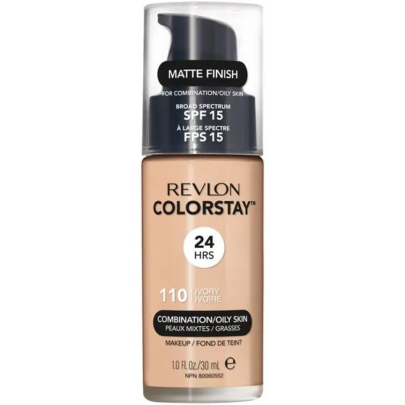 Revlon ColorStay Podkład Cera Tłusta i Mieszana 110 Ivory z pompką