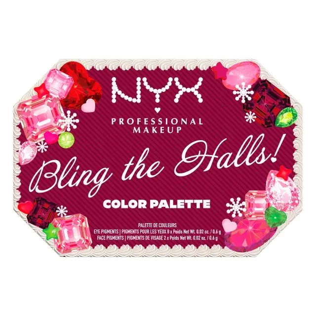 NYX Professional Makeup Paleta Cieni do Powiek Bling the Halls!