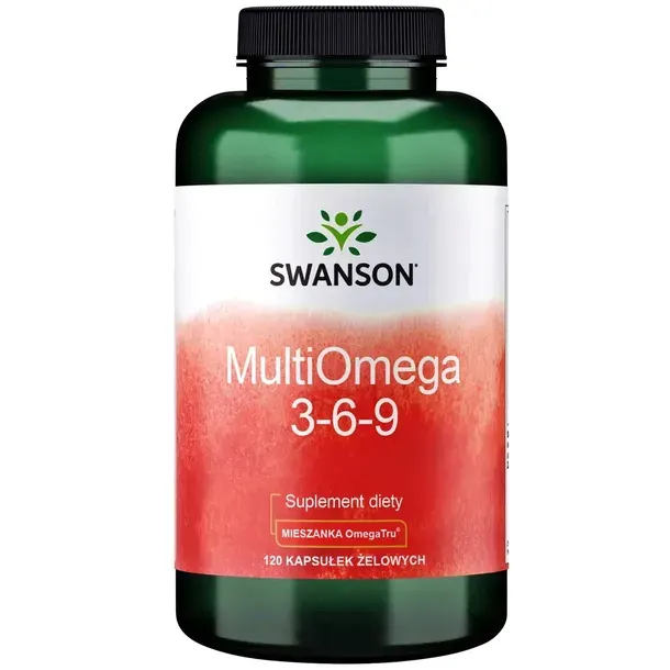 SWANSON MULTIOMEGA 3-6-9 z ryb, ogórecznika i lnu 120 kapsułek ODPORNOŚĆ