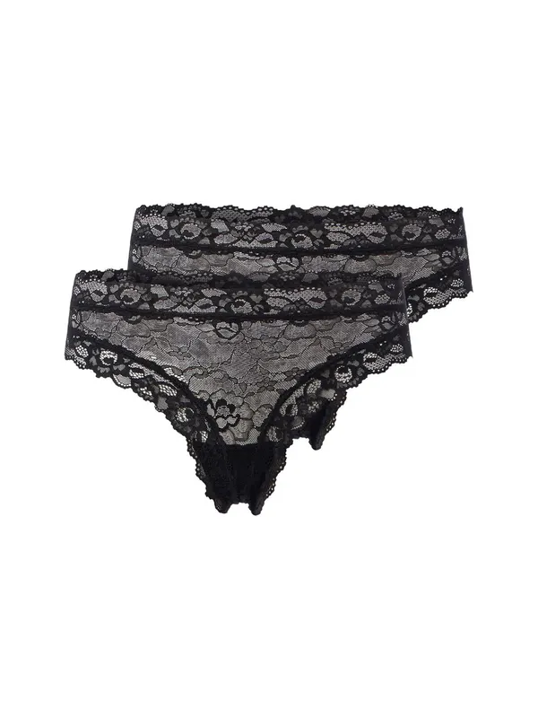 SKINY Stringi w zestawie 2 sztuk Kobiety czarny, 42