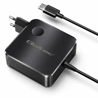 Qoltec Ładowarka sieciowa GaN 65W | USB-C PD PPS | 5-21V | 3-3.25A