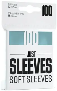 100 koszulek na karty Gamegenic: Just Sleeves - Soft Sleeves