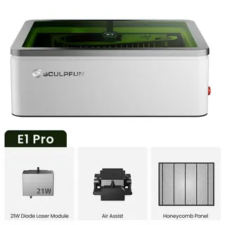 Zamknięta grawerka laserowa SCULPFUN E1 Pro 21W