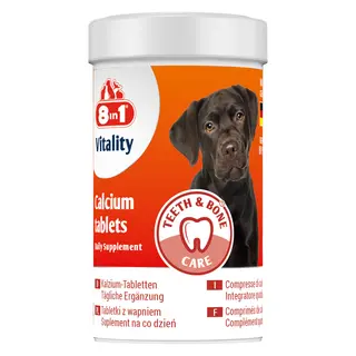 8in1 Vitality Calcium Tablets, wapń - 155 tabletek