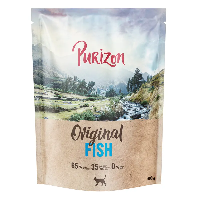 Purizon Cat Adult, ryba – Original Daily 65% - 400 g