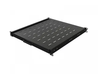Lanberg Półka wysuwana do szaf rack 19 cali 500mm czarna