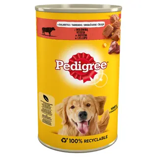 PEDIGREE Adult Wołowina w galaretce - mokra karma dla psa - 1200 g