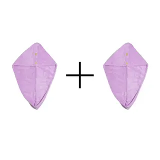 TAPTAP Super Chłonny Turban do Włosów z Mikrofibry 1+1