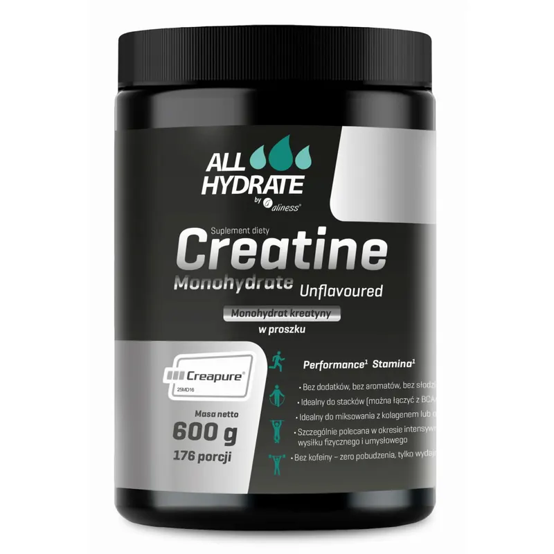 Kreatyna Aliness AllHydrate Creatine Monohydrate 600g