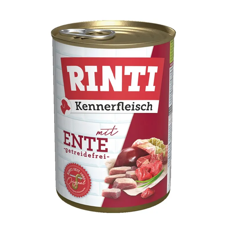 RINTI Kennerfleisch Kaczka - mokra karma dla psa - 400g