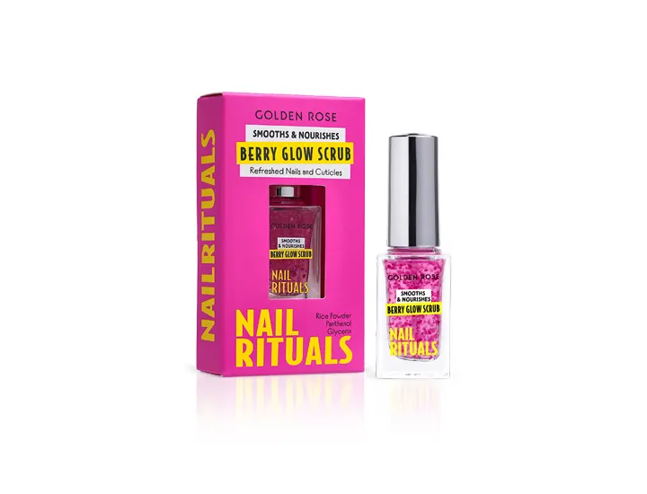 Golden Rose Nail Rituals Peeling do Skórek i Paznokci Berry Glow